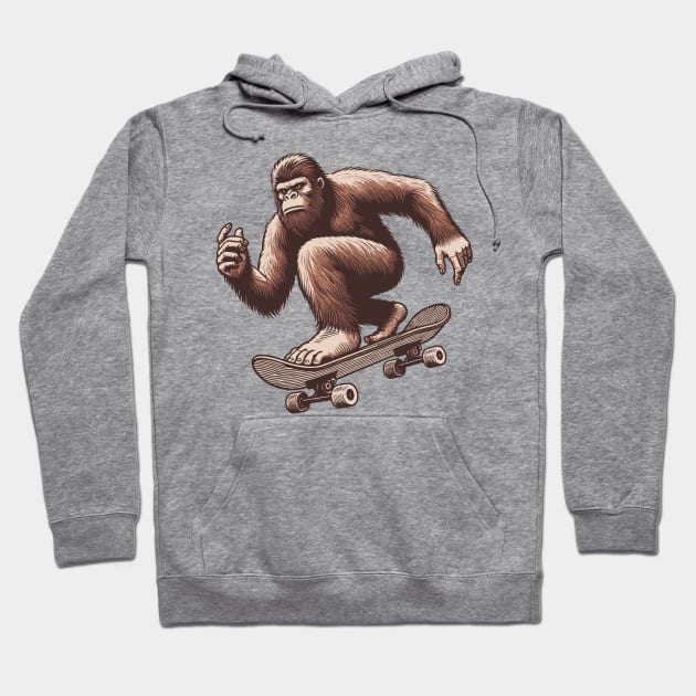 Skater Bigfoot Hoodie by Green Dreads